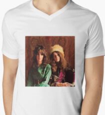 Queens of Rock! Grace & Janis Men's V-Neck T-Shirt