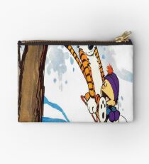 calvin and hobbes happy snow Studio Pouch