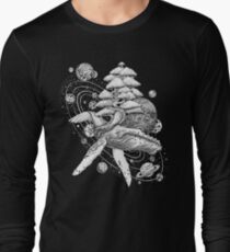 Camiseta de manga larga Ballena Espacial
