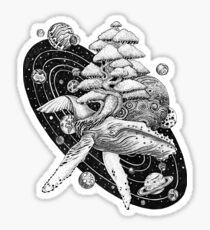 Space Whale Sticker