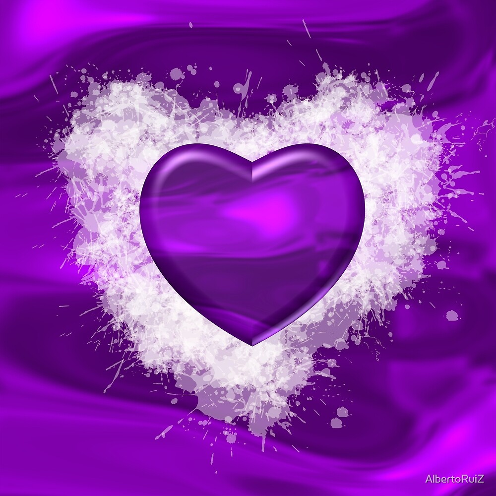 Love violet heart by AlbertoRuiZ.