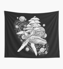 Space Whale Wall Tapestry
