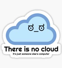 There Is No Cloud - Disapproval Face Sticker