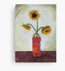 Irn Bru Sunflowers Canvas Print