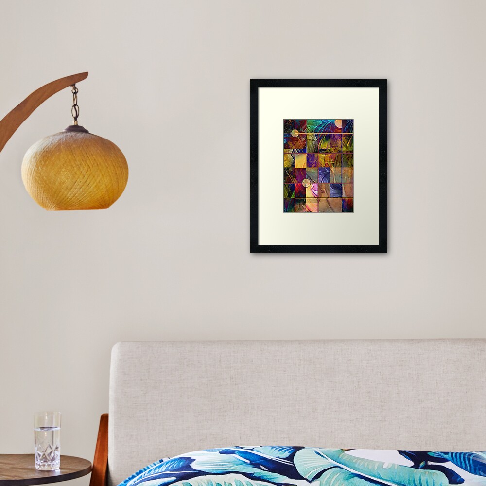 Emotive Tapestry Framed Art Print