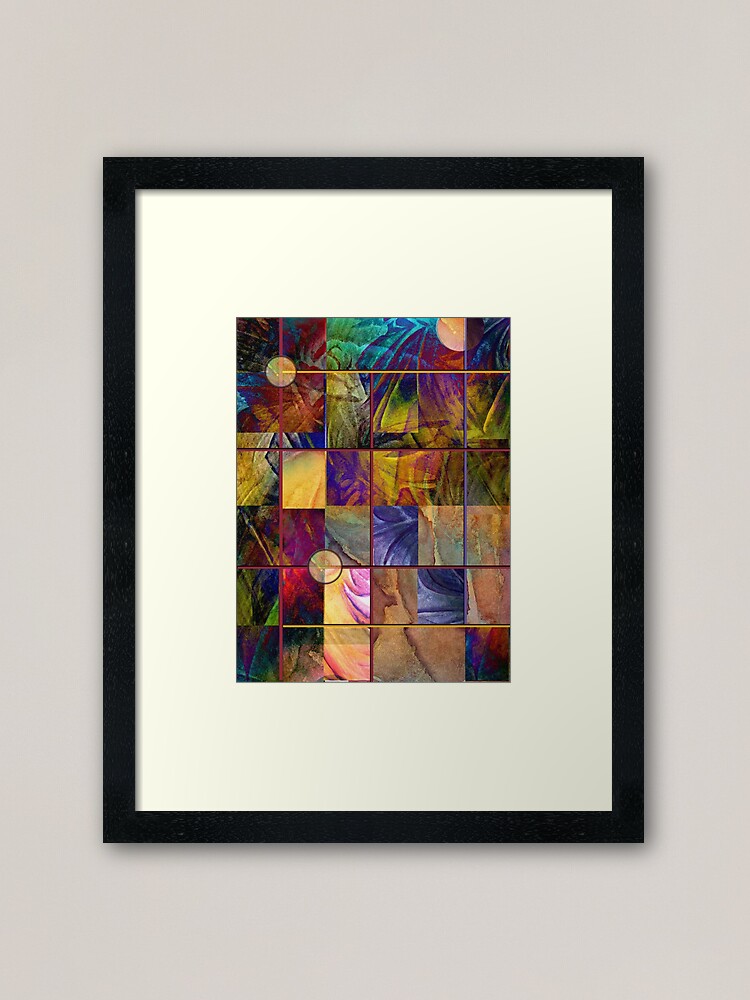 Alternate view of Emotive Tapestry Framed Art Print