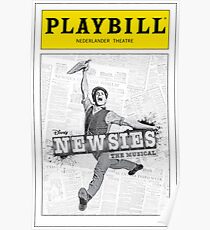 Newsies Playbill Poster