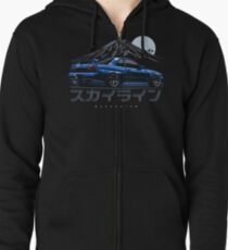 Skyline GTR R34 Hoodie mit Reißverschluss