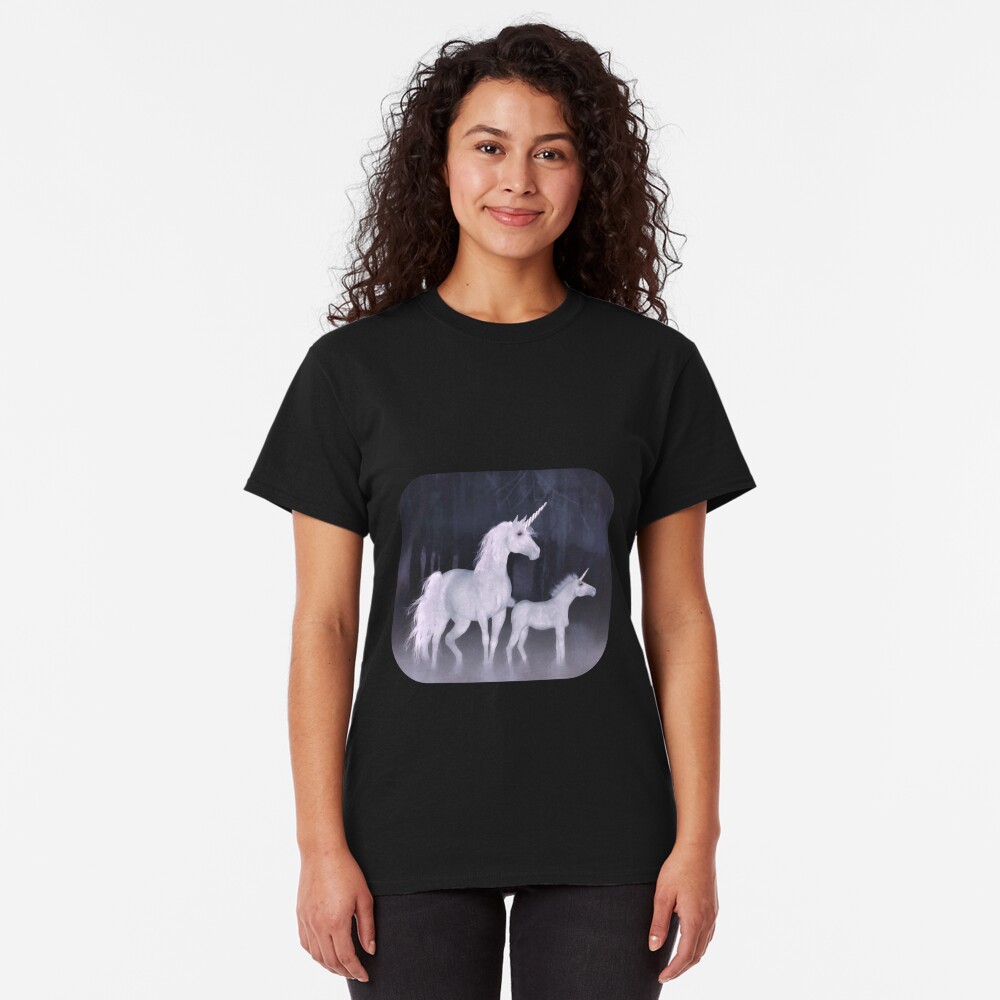 Unicorns in the mist Classic T-Shirt