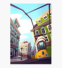 Lisbon City Illustration Photographic Print