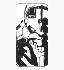 Funda/vinilo para Samsung Galaxy Evangelion Unit-01 Blanco y negro