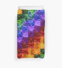 Rainbow Sprectrum Quilt Duvet Cover