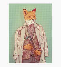 Jay the Fox Photographic Print