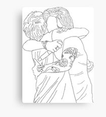 Larry Stylinson Hug Metal Print