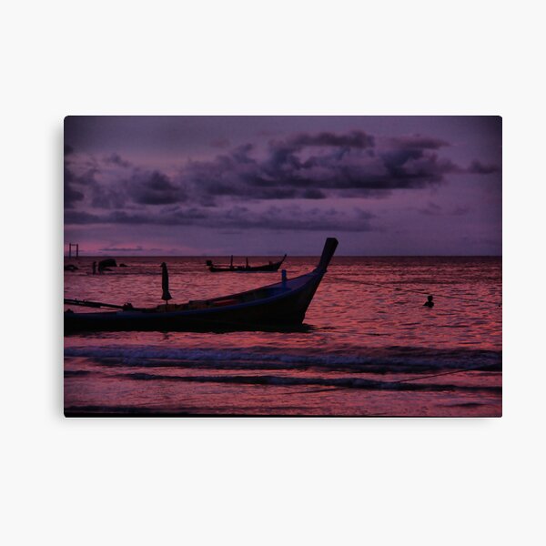 Longtails at sunset Canvas Print