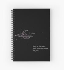 Cuaderno de espiral Coldplay // cita