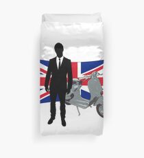Scooter Mod United Kingdom T Shirt Duvet Cover