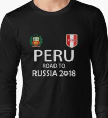 Peru T-shirt Peru Russia Soccer Long Sleeve T-Shirt