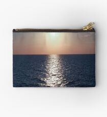 Santorini sunset Zipper Pouch