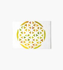 GREEN LIFE FLOWER Art Board