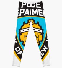 New York Police Department - Cool NYPD Clock Sticker T-Shirt Leggings