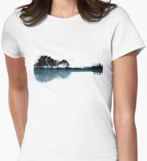 Nature Guitar Women's Fitted T-Shirt