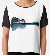 Nature Guitar Chiffon Top
