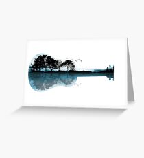 Nature Guitar Greeting Card