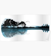 Nature Guitar Poster