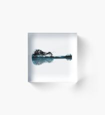 Nature Guitar Acrylic Block