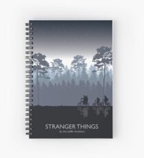 Stranger Things Tribute Art Spiral Notebook
