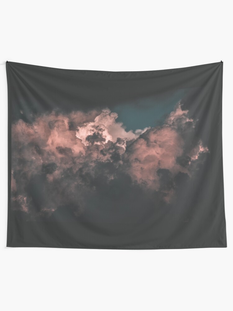 Alternate view of Red Clouds Tapestry