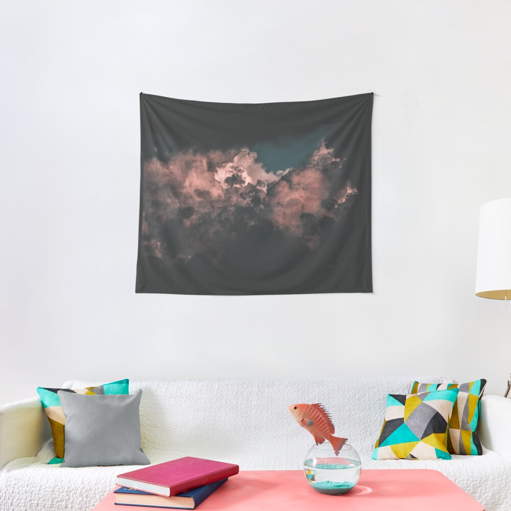 Red Clouds Tapestry