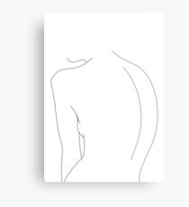 Nackte hintere Linie Zeichnungsillustration - Alex Metallbild