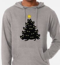 Meowy Christmas Lightweight Hoodie