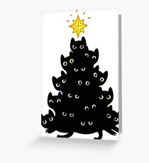 Meowy Christmas Greeting Card