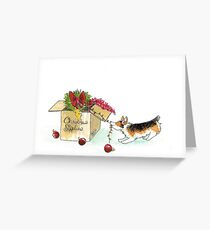 Helping Decorate Greeting Card