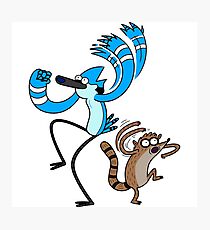 Ooooooh - Funny Regular Cartoon Show Sticker Shirt Tote Pillow Photographic Print