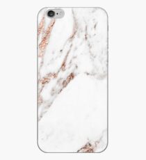 Rose gold vein marble iPhone Case