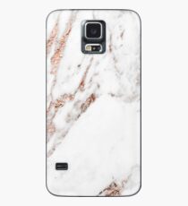 Rose gold vein marble Case/Skin for Samsung Galaxy