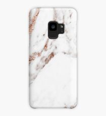 Rose gold vein marble Case/Skin for Samsung Galaxy
