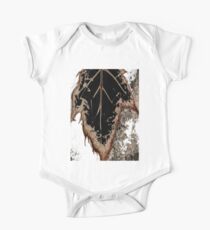 discolored leaf Short Sleeve Baby One-Piece