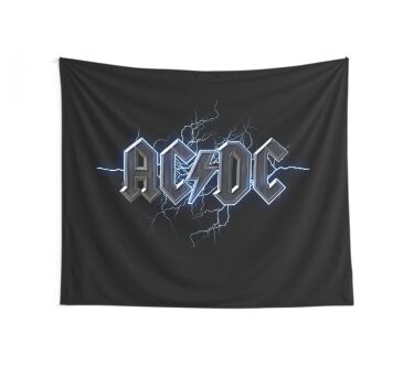AC DC Wall Tapestry