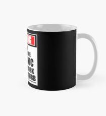 Warning Casino Slot Machine Mechanic Hard At Work Do Not Disturb Mug