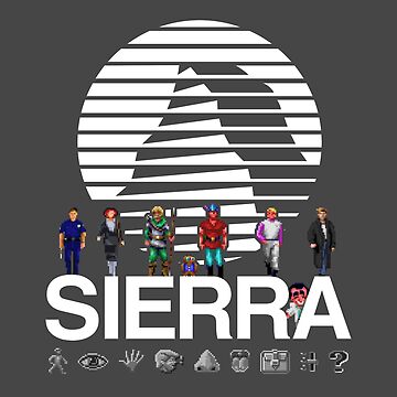 Sierra Online Logo (MAGENTA) - Gaming Heroes and Icons - Point and