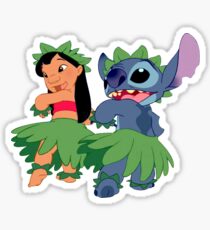 Lilo and Stitch Hula Sticker Sticker