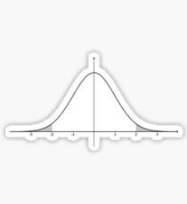 the normal distribution Sticker