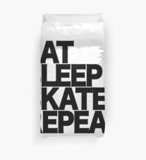 EAT SLEEP SKATE REPEAT Duvet Cover