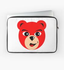 Fly Teddie - Red Laptop Sleeve