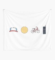 Stranger Things | Icons | Dustin | Eggos | Bikes | Walkie Talkies Wall Tapestry